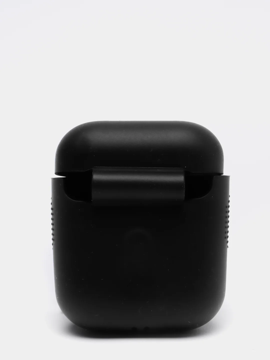 Черный силиконовый чехол для наушников Apple Airpods 1,2