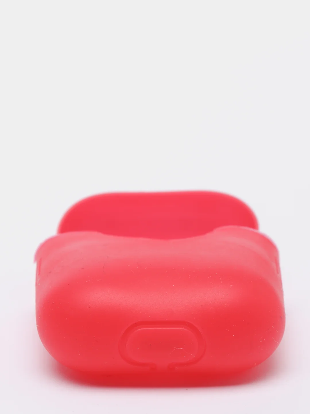 Красный силиконовый чехол для наушников Apple Airpods 1,2
