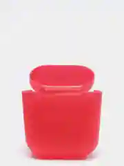 Красный силиконовый чехол для наушников Apple Airpods 1,2