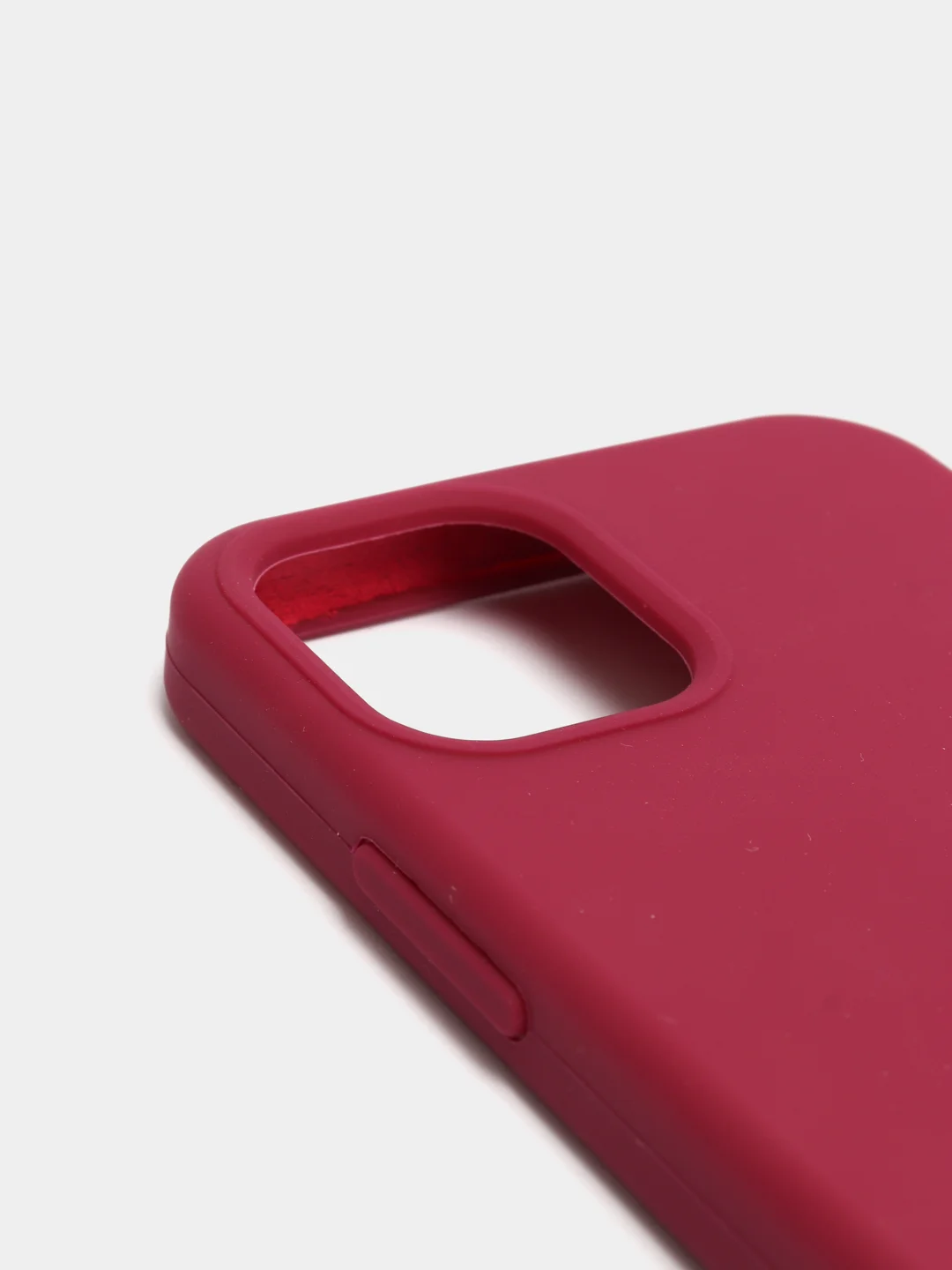 Фиолетовый чехол не пачкающийся, с бархатом внутри IPHONE 12 MINI