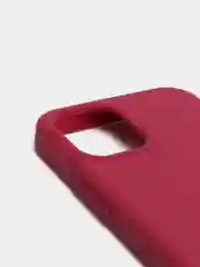 Фиолетовый чехол не пачкающийся, с бархатом внутри IPHONE 12 MINI