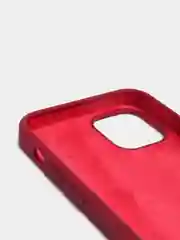 Фиолетовый чехол не пачкающийся, с бархатом внутри IPHONE 12 MINI