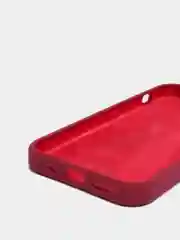 Фиолетовый чехол не пачкающийся, с бархатом внутри IPHONE 12 MINI