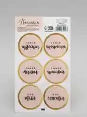 Конфетный наклейки для ежедневника