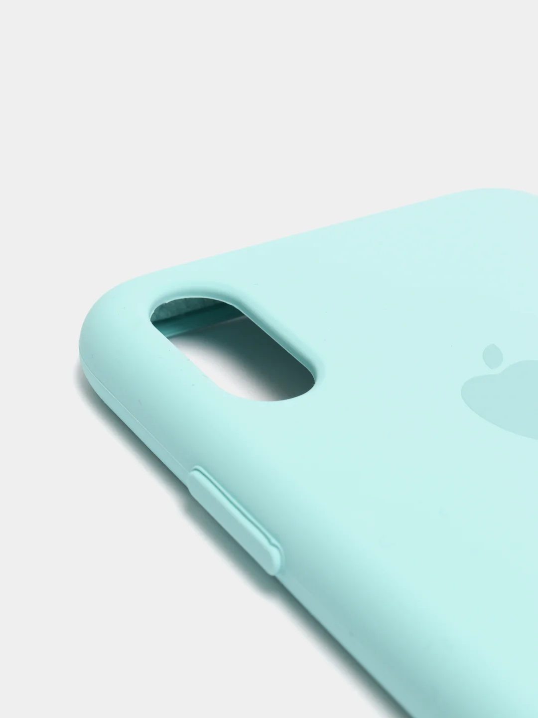 Бирюзовый чехол с бархатом внутри IPhone X / XS