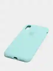 Бирюзовый чехол с бархатом внутри IPhone X / XS