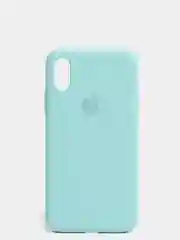 Бирюзовый чехол с бархатом внутри IPhone X / XS