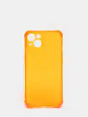 Оранжевый противоударный чехол для iPhone 11, 12, 13, 13 Pro защита камеры, прозрачный, неоновый