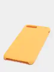 Горчичный чехол не пачкающийся с бархатом внутри для Iphone 7 Plus, 8 Plus, 7+, 8+