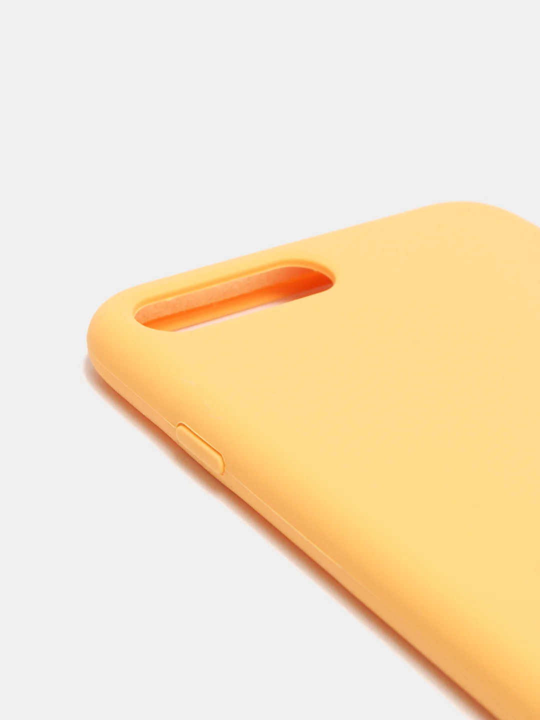 Горчичный чехол не пачкающийся с бархатом внутри для Iphone 7 Plus, 8 Plus, 7+, 8+