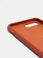Коричневый чехол не пачкающийся с бархатом внутри для Iphone 7 Plus, 8 Plus, 7+, 8+