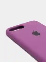 Фиолетовый чехол не пачкающийся с бархатом внутри для Iphone 7 Plus, 8 Plus, 7+, 8+