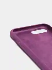 Фиолетовый чехол не пачкающийся с бархатом внутри для Iphone 7 Plus, 8 Plus, 7+, 8+