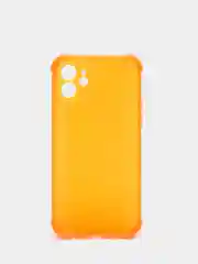 Оранжевый противоударный чехол для iPhone 11, 12, 13, 13 Pro защита камеры, прозрачный, неоновый