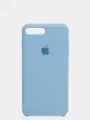 Синий меланж чехол не пачкающийся с бархатом внутри для Iphone 7 Plus, 8 Plus, 7+, 8+