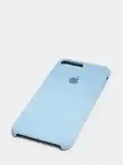 Синий меланж чехол не пачкающийся с бархатом внутри для Iphone 7 Plus, 8 Plus, 7+, 8+