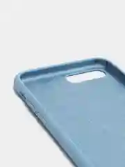 Синий меланж чехол не пачкающийся с бархатом внутри для Iphone 7 Plus, 8 Plus, 7+, 8+