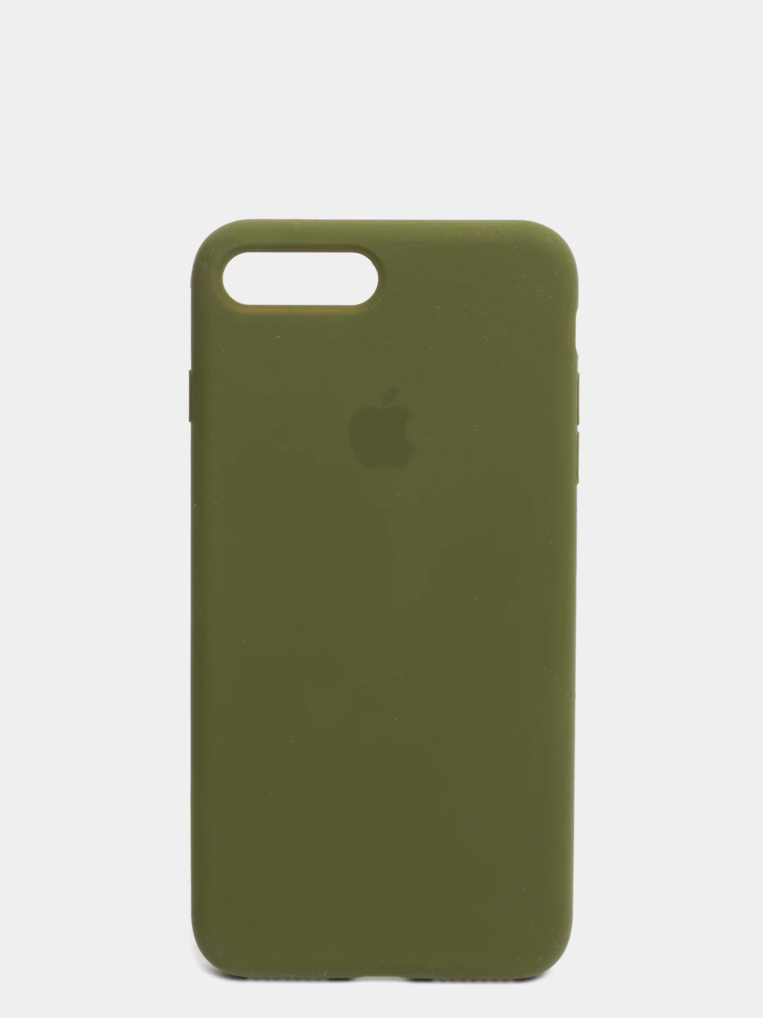 Оливковый чехол не пачкающийся с бархатом внутри для Iphone 7 Plus, 8 Plus, 7+, 8+