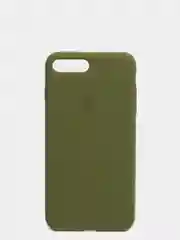 Оливковый чехол не пачкающийся с бархатом внутри для Iphone 7 Plus, 8 Plus, 7+, 8+