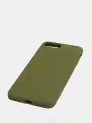Оливковый чехол не пачкающийся с бархатом внутри для Iphone 7 Plus, 8 Plus, 7+, 8+