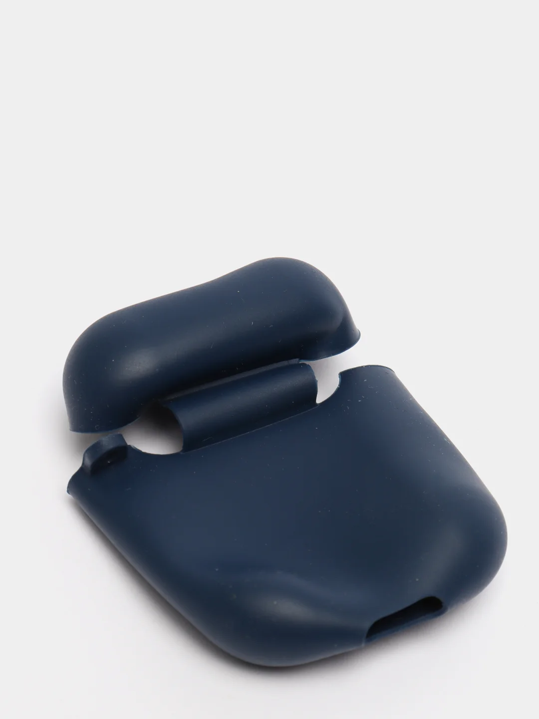 Темно-синий силиконовый чехол для наушников Airpods TWS i9s, i10, i11, i12, i13, i14, i15, i100