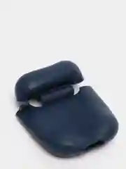 Темно-синий силиконовый чехол для наушников Airpods TWS i9s, i10, i11, i12, i13, i14, i15, i100