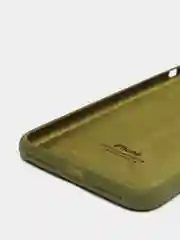 Оливковый чехол не пачкающийся с бархатом внутри для Iphone 7 Plus, 8 Plus, 7+, 8+