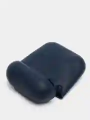 Темно-синий силиконовый чехол для наушников Airpods TWS i9s, i10, i11, i12, i13, i14, i15, i100