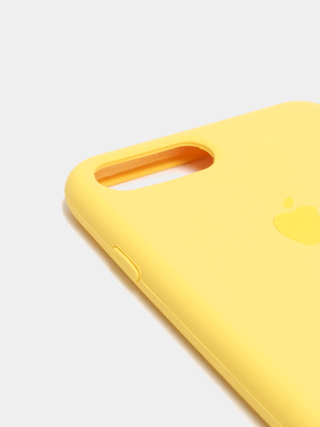 Светло-жёлтый чехол не пачкающийся с бархатом внутри для Iphone 7 Plus, 8 Plus, 7+, 8+