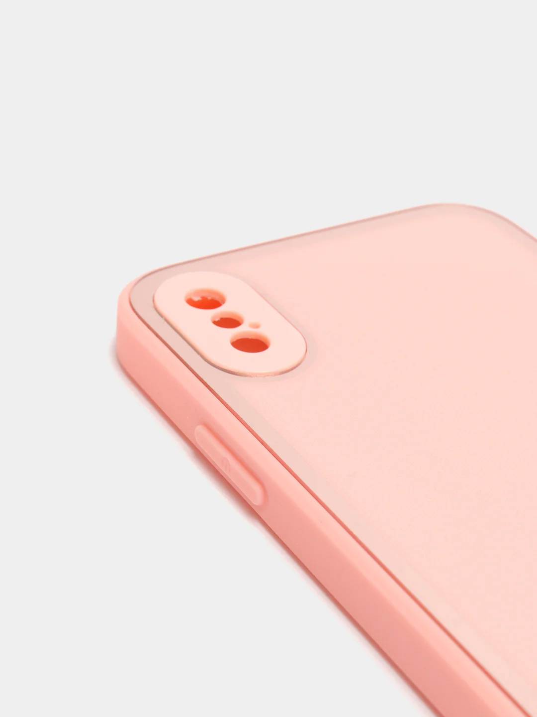 Розовый наладка имитация стекла с защитой камеры для IPHONE X,XS
