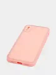 Розовый наладка имитация стекла с защитой камеры для IPHONE X,XS