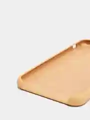 Горчичный чехол с бархатом внутри IPhone X / XS