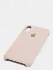 Бежевый меланж чехол с бархатом внутри IPhone X / XS