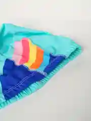 Мятный шапочка для плавания, тканевая