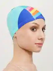 Мятный шапочка для плавания, тканевая
