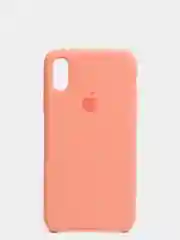 Коралловый чехол с бархатом внутри IPhone X / XS