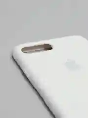 Белый чехол не пачкающийся с бархатом внутри для Iphone 7 Plus, 8 Plus, 7+, 8+