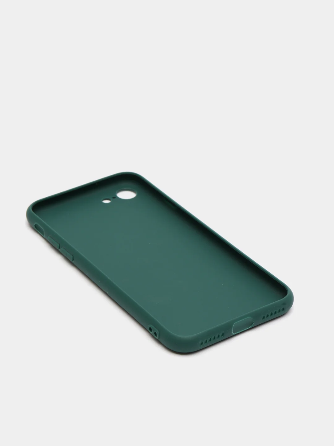 Зеленый чехол iPhone 11 14 13 12 Pro Mini Plus XR 7 8 SE 2020 силиконовый (Айфон ХР Про Мини Плюс)