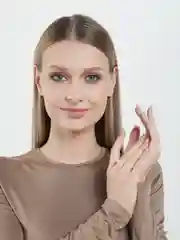 Молочный кольцо из бисера с искусственным жемчугом