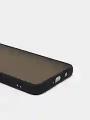 Темно-синий чехол Xiaomi Redmi Note 8 Pro пластиковый матовый с цветными кнопками (Редми Нот 8 Про)