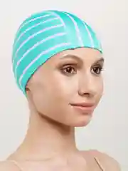 Коралловый меланж шапочка для плавания, тканевая