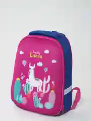 Ранец школьный ArtSpace School Friend Lovely Lama, Uni17616, розово-синий
