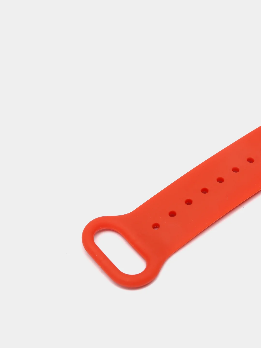 Оранжевый ремешок для Xiaomi Mi Band 5 / 6 / 7, силиконовый