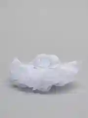 Белый бант на резинке