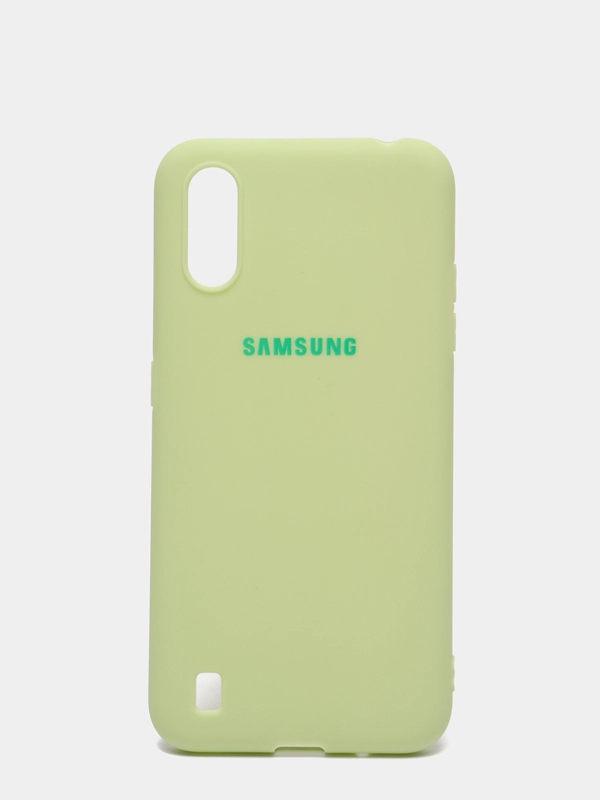 Чехол Samsung Galaxy A01 / M01, Галакси А01 / М01 силиконовый матовый с мягким подкладом
