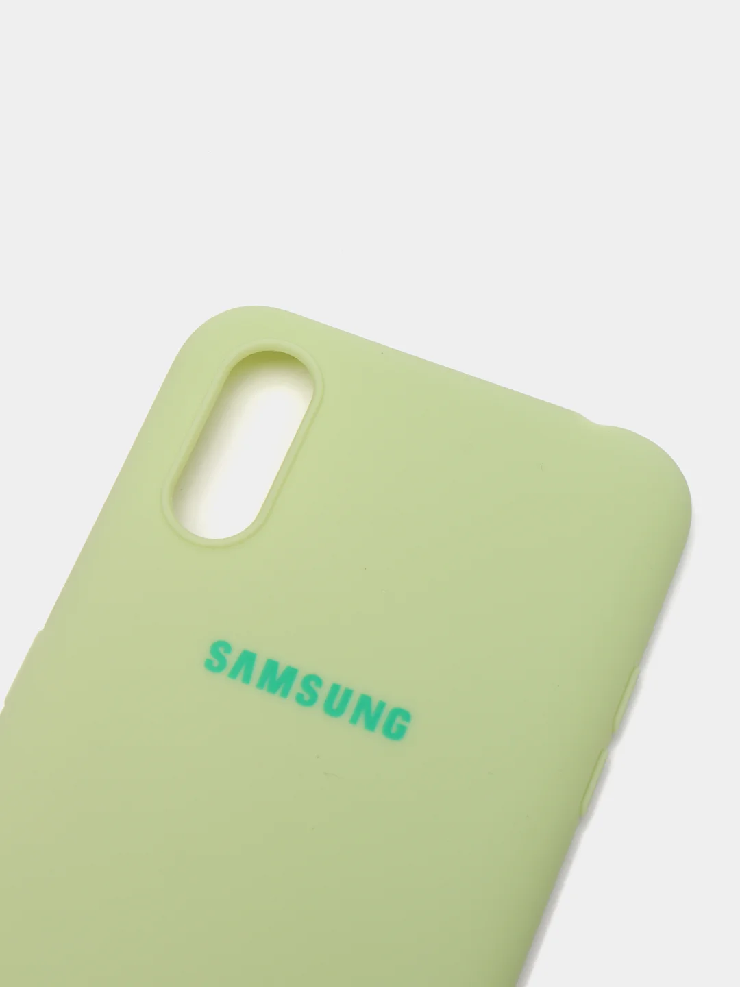 Лесной зеленый чехол Samsung Galaxy A01 / M01, Галакси А01 / М01 силиконовый матовый с мягким подкладом