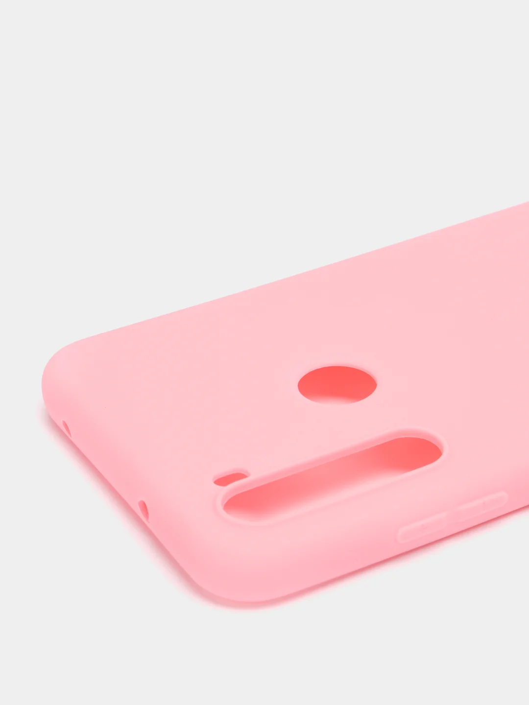 Розовый чехол Xiaomi Redmi Note 8T силиконовый