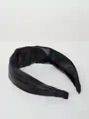 Черный ободок с узлом