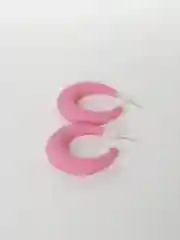 Розовый серьги яркие