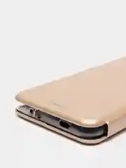 Золотой чехол - книжка для Samsung Galaxy A01 / Galaxy A40, магнитный